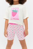 Strawberry Bike Short  Classic Cream  hi-res
