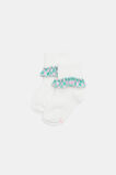 Gingham Frill Sock  Mint  hi-res