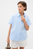 Poplin Short Sleeve Shirt  Chalk Blue  hi-res