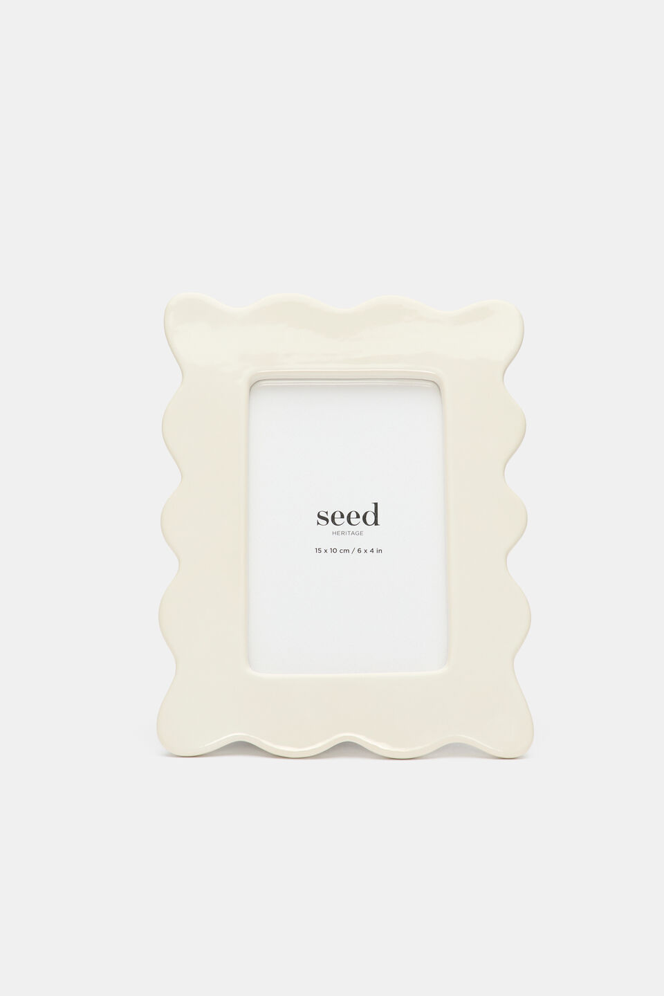 Theo Medium Photo Frame  Meringue
