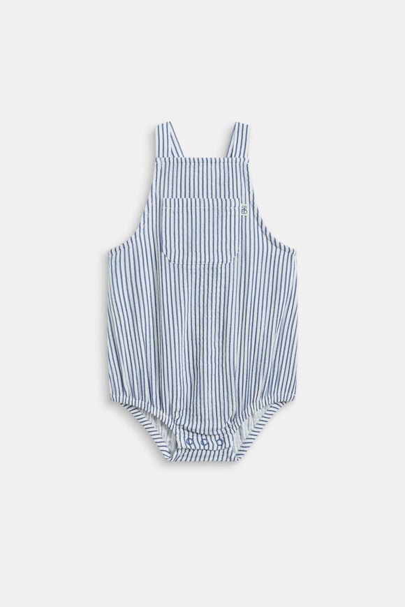 Stripe Romper  Navy  hi-res
