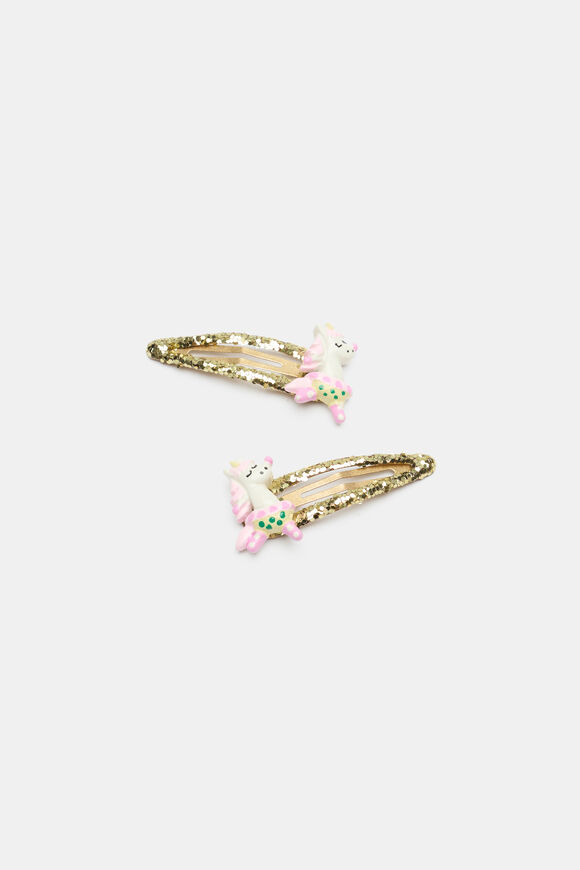 Glitter Unicorn Snaps  Multi  hi-res