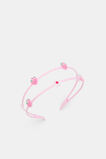 Strawberry Flower Double Headband  Candy Pink  hi-res