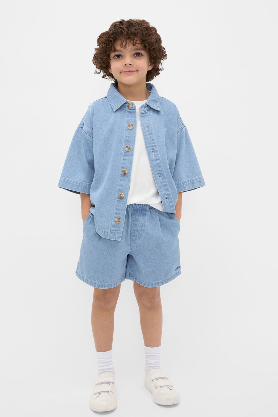 Denim Overshirt  Light Wash