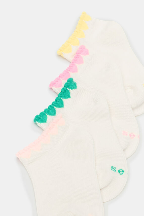 Heart Ankle Sock 4 Pack  Multi  hi-res