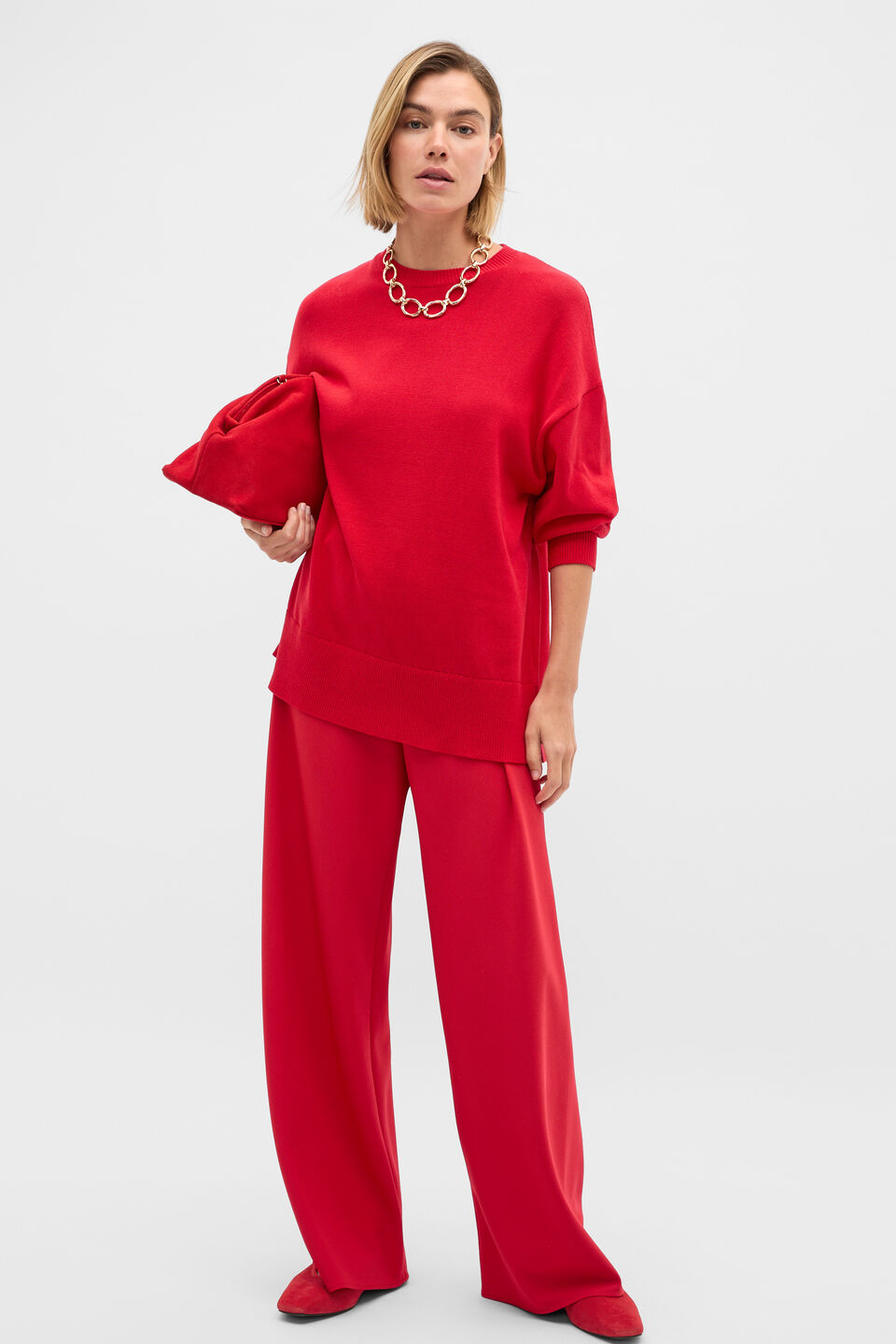 Easy Wide Leg Pant  Poppy