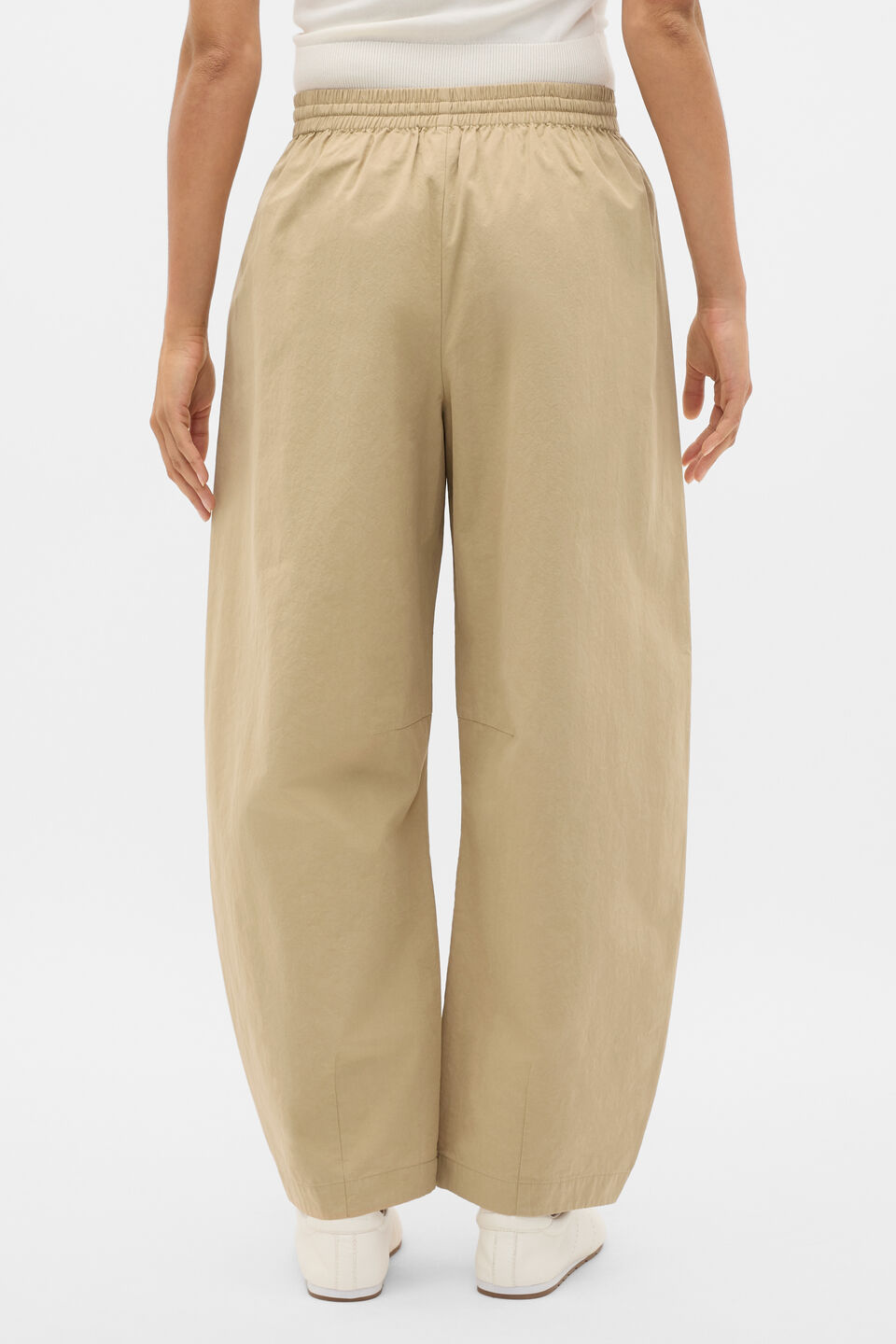 Cotton Elasticated Pant  Caramel Clay