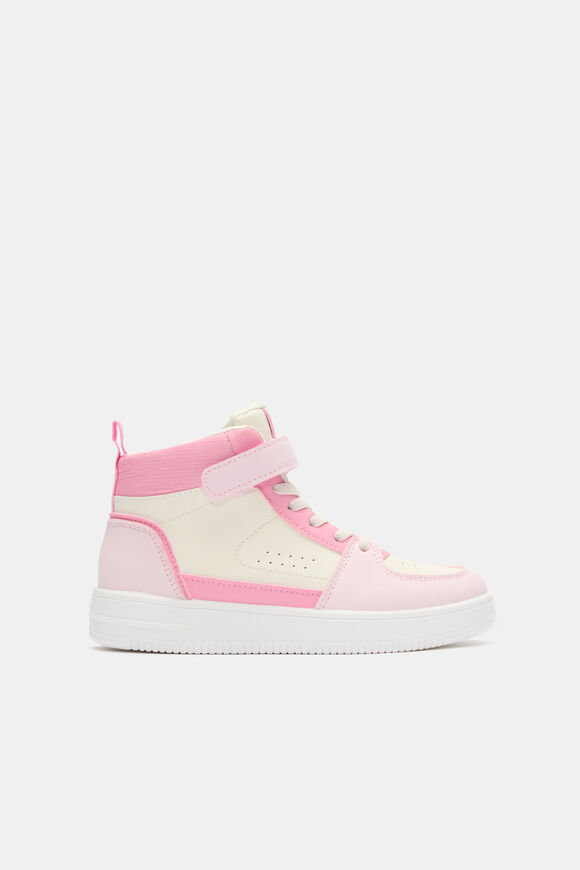 High Top Lifestyle Sneaker  Candy Pink Multi  hi-res
