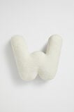 Teddy Initial Cushion Creme  W  hi-res