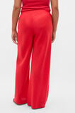 Core Linen Easy Wide Leg Pant  Chilli Red  hi-res