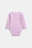 Core Logo Rib Bodysuit  Orchid  hi-res