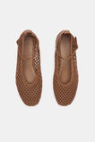 Amari Perforated Ballet Flat  Tan  hi-res