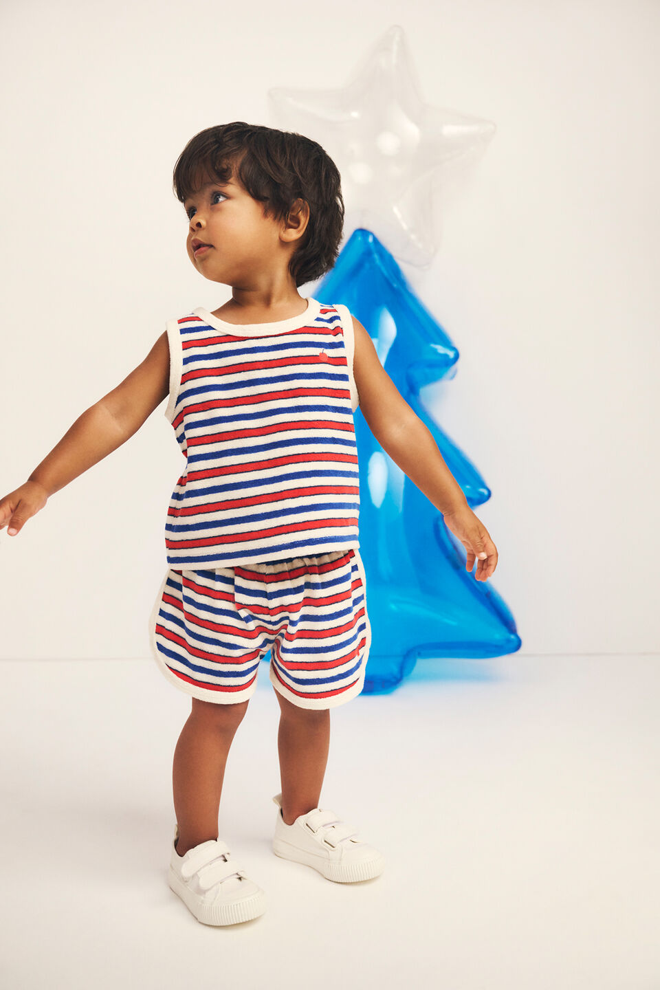 Retro Stripe Tank  Multi