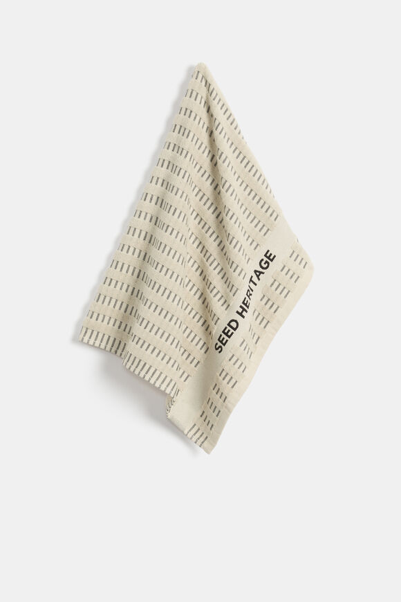 Textured Tea Towel  Meringue  hi-res