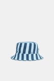 Swim Hat  Washed Navy Stripe  hi-res