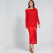 Satin Midi Skirt    hi-res
