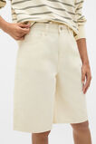 Longline Jean Short  Coconut Cream  hi-res
