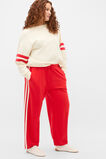 Side Stripe Barrel Leg Pant  Chilli Red  hi-res