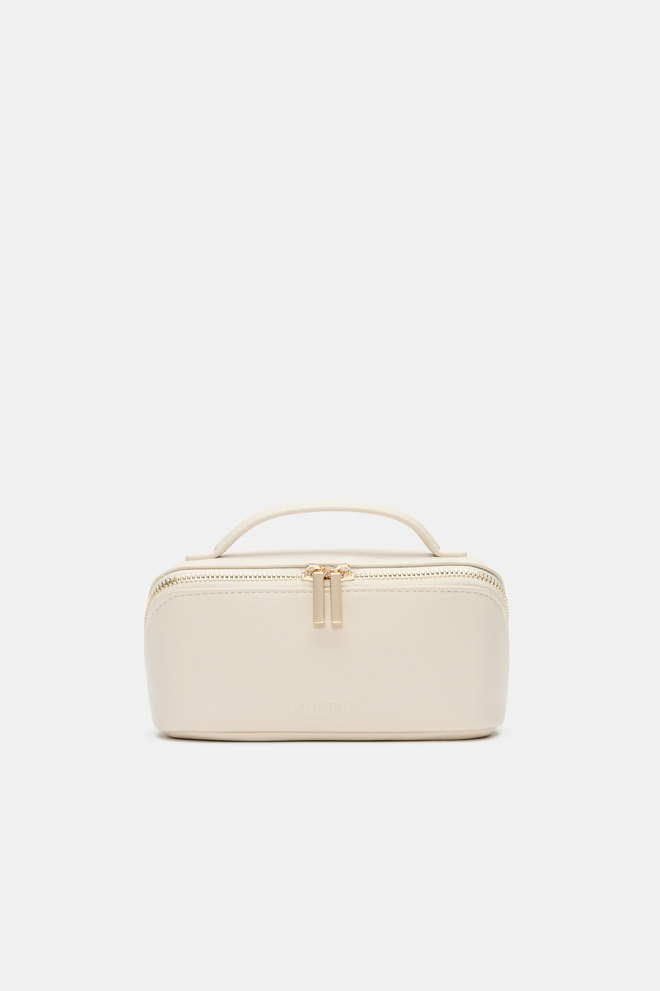 Zip Around Cosmetic Case Small  Stone