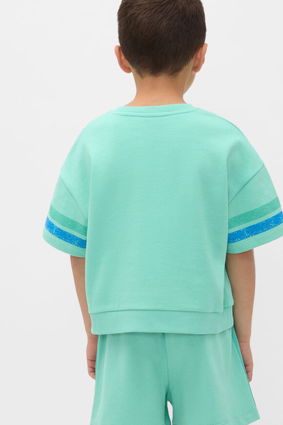 Relaxed Sweat Tee  Washed Mint  hi-res