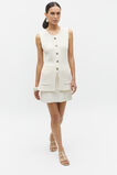 Crepe Rib Mini Skirt  Frappe  hi-res