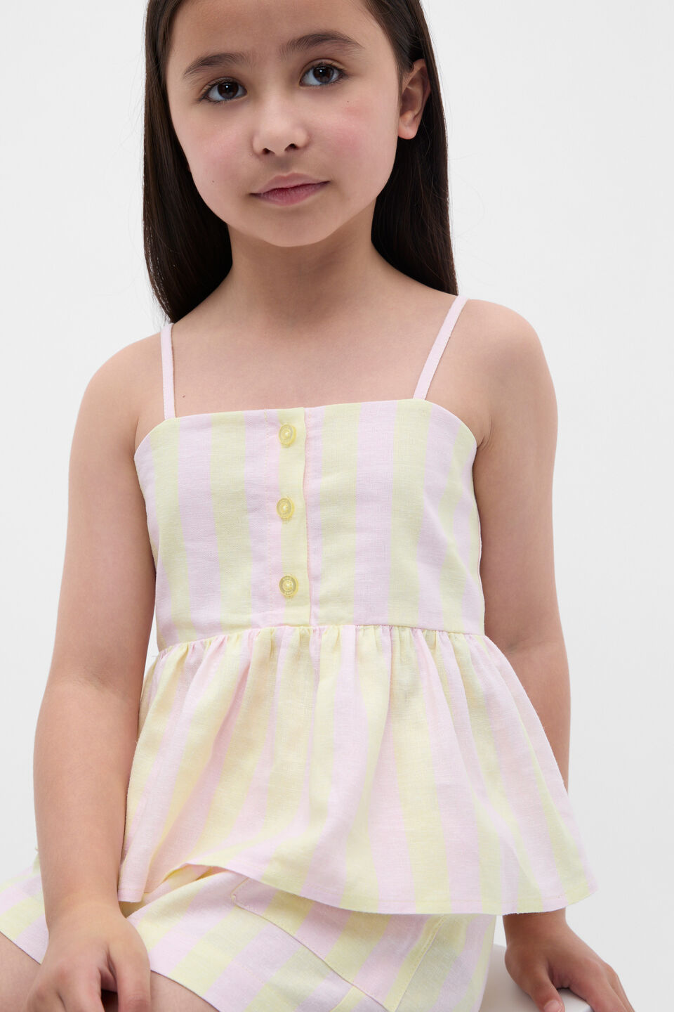 Stripe Cami  Lemongrass