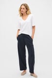 Cotton V Neck Relaxed Tee  Whisper White  hi-res