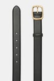 Charlotte Leather Belt  Black Gold  hi-res