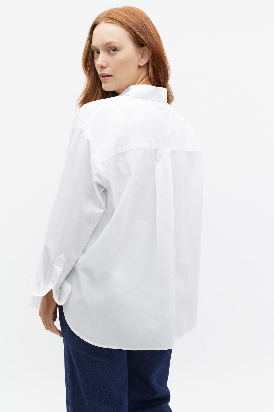 Poplin Classic Shirt  Whisper White