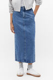 Denim Maxi Skirt  Classic Blue Denim  hi-res