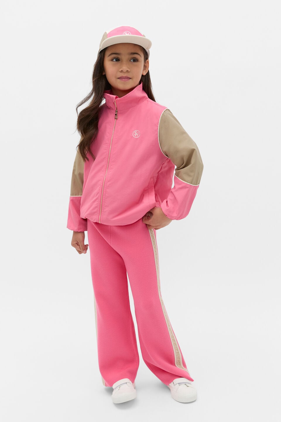 MD Colourblock Spray Jacket  Bubblegum Pink