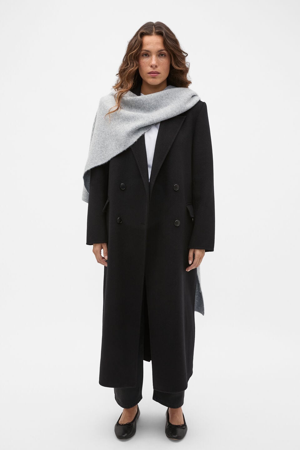 Cosy Scarf  Pale Slate Marle