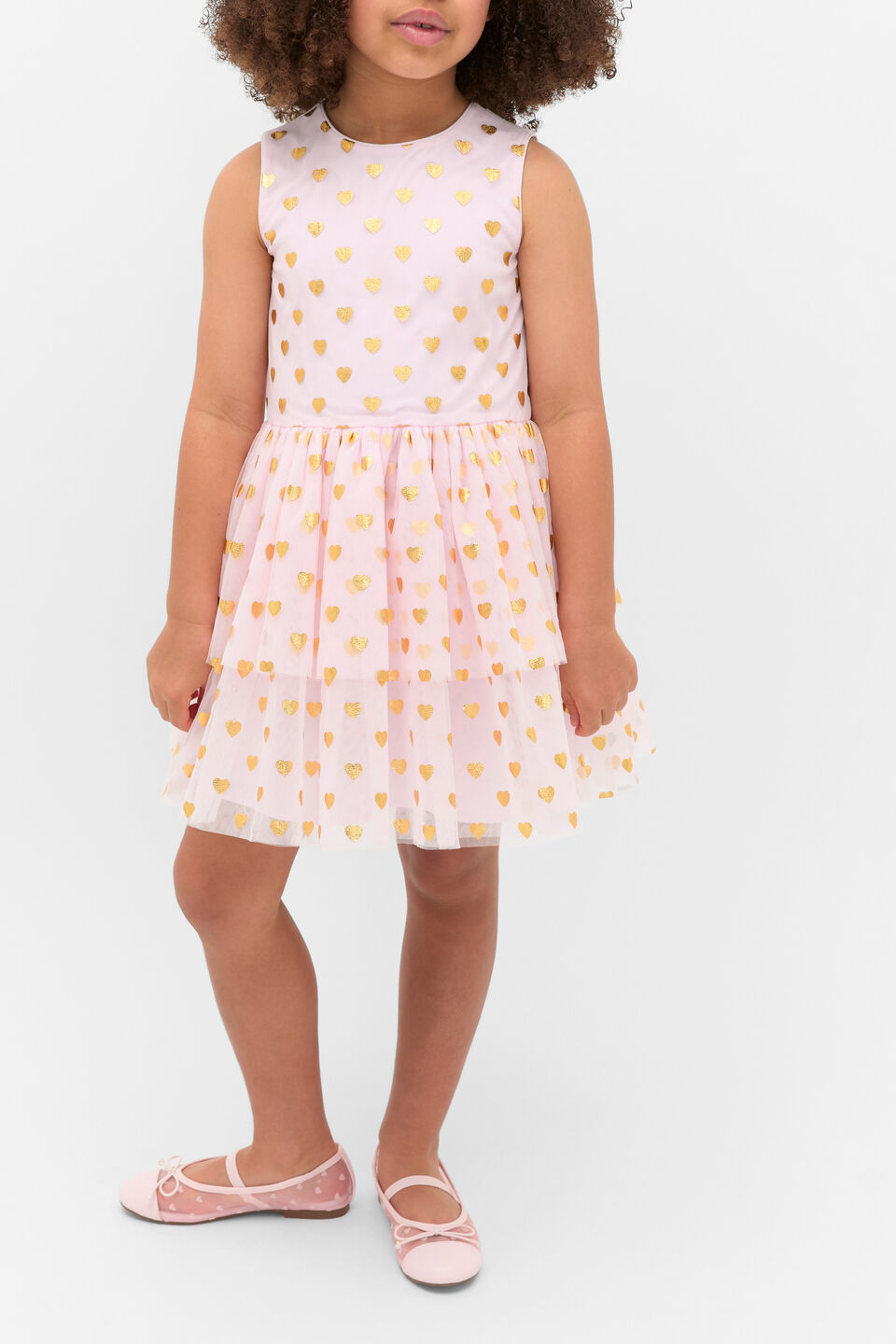 Flock Mesh Ballet  Pink Lemonade