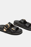 Sienna Buckle Slide  Black  hi-res