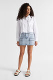 Denim Mini Cargo Skirt  Pacific Wash  hi-res