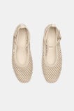 Amari Perforated Ballet Flat  Stone  hi-res
