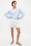 Boatneck Long Sleeve Top  Chalk Blue Stripe  hi-res