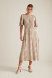 Flutter Sleeve Animal Maxi    hi-res