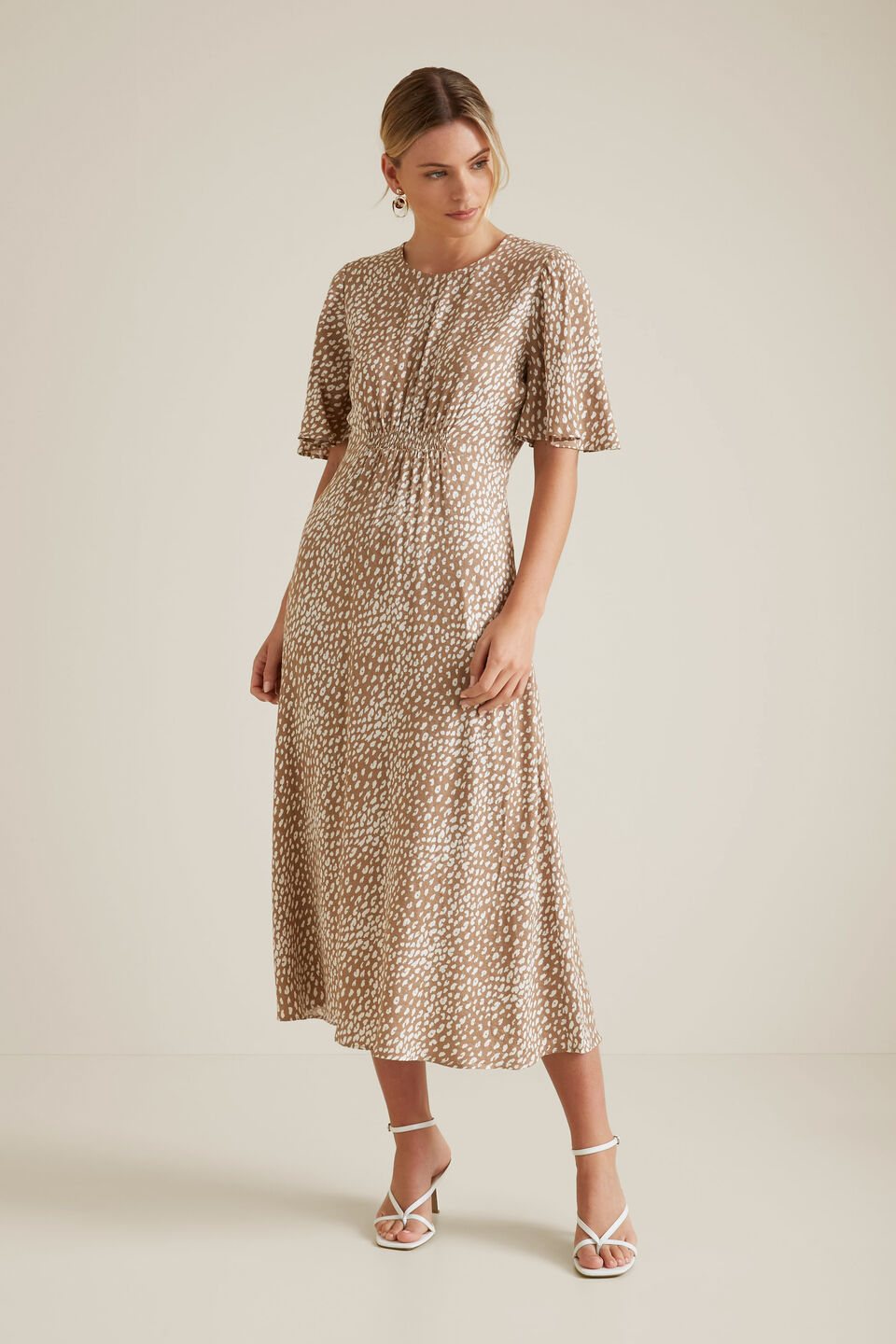 Flutter Sleeve Animal Maxi  
