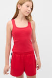 Square Neck Logo Tank  Chilli Red  hi-res
