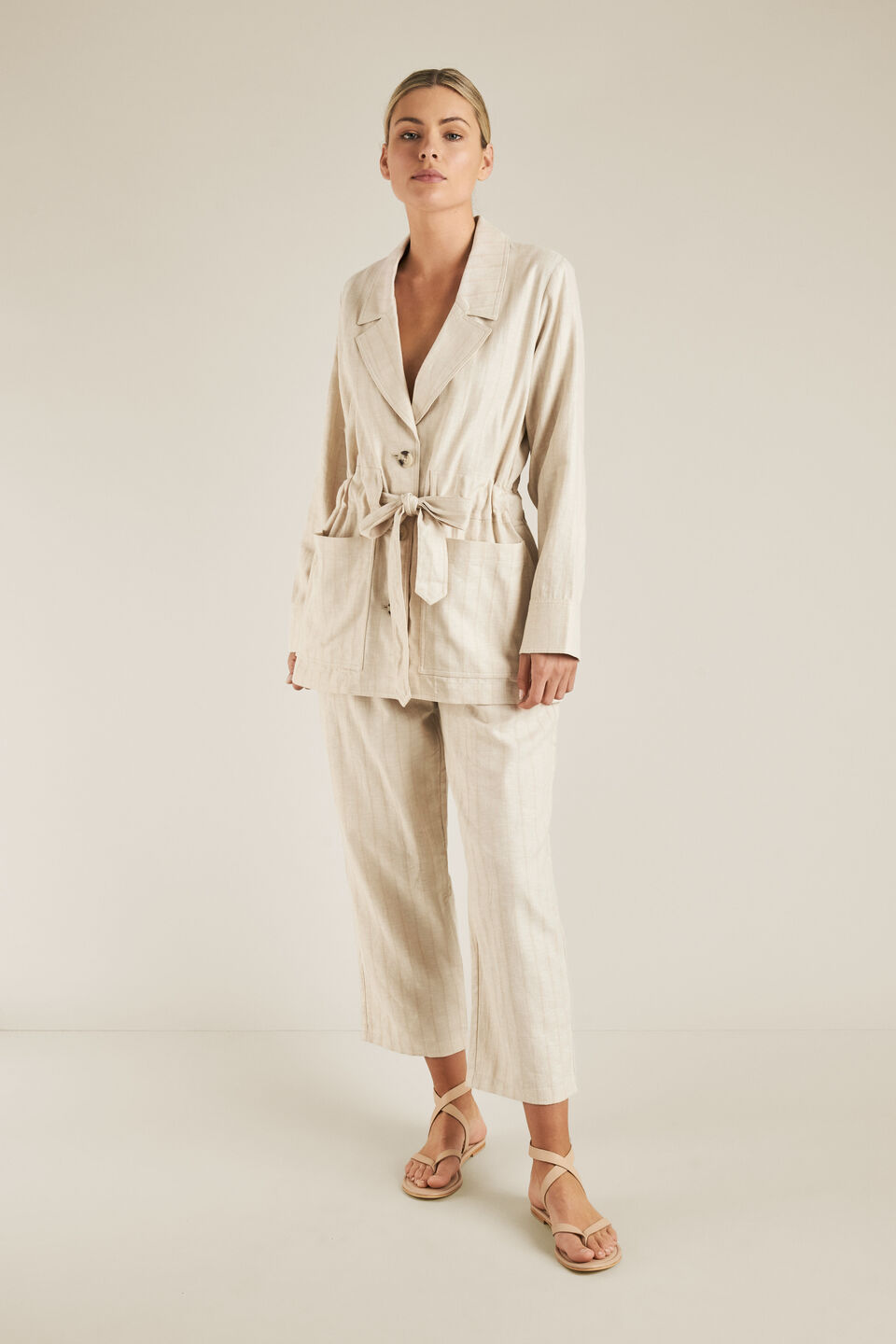 Self Stripe Jacket  