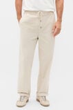 Drawstring Twill Pant  Pebble  hi-res