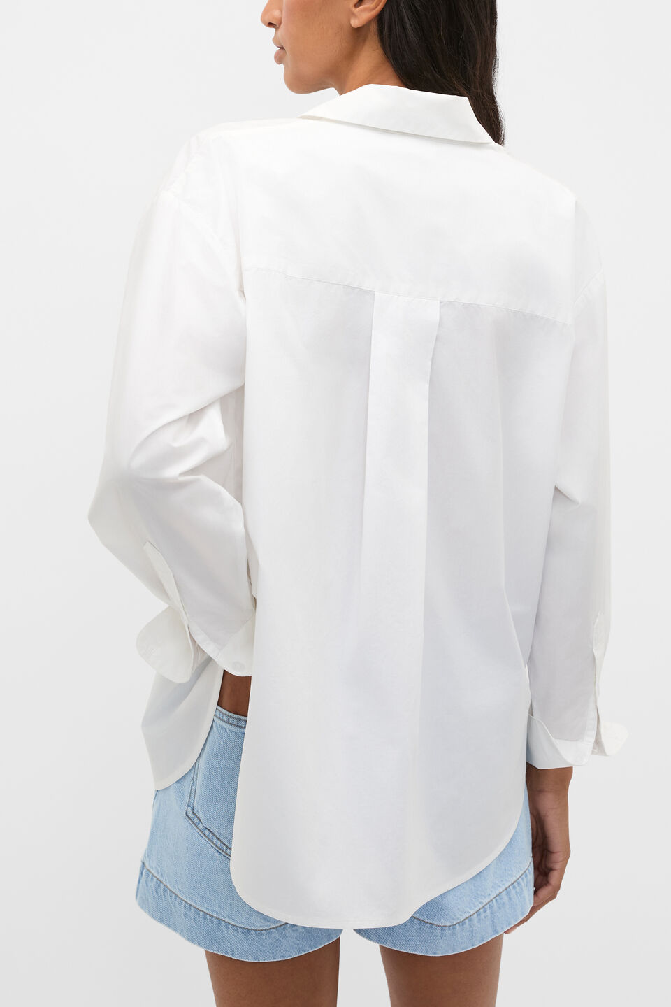 Poplin Classic Shirt  Whisper White