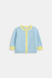 Colourblock Knit Cardigan  Arctic  hi-res