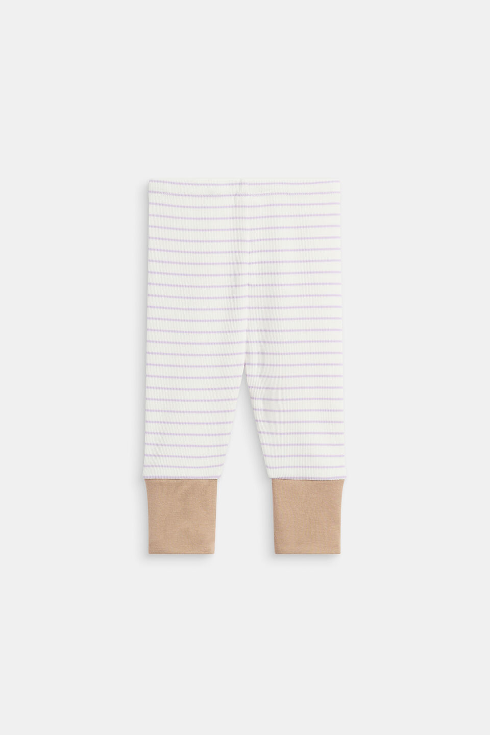 Stripe Rib Legging  Lavender