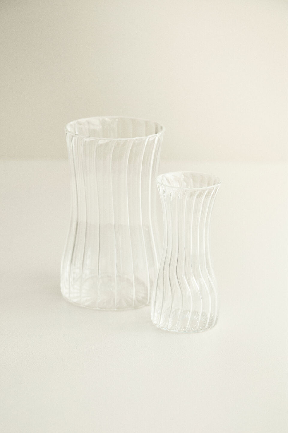 Priya Vase Medium  Clear