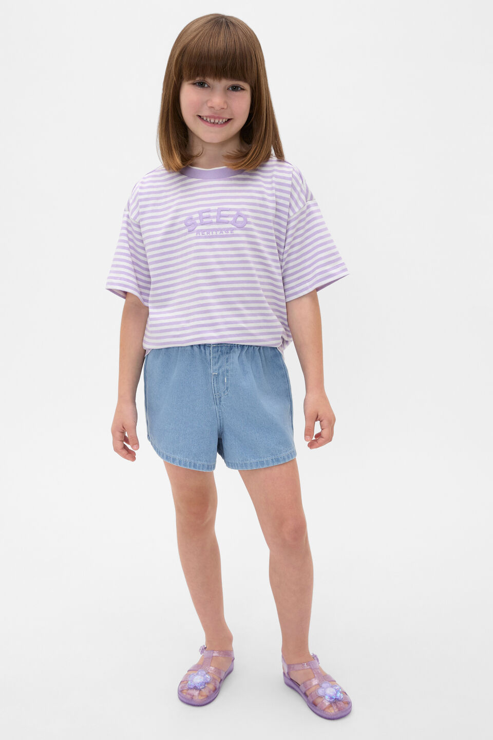 Cage Jelly Sandal  Lilac