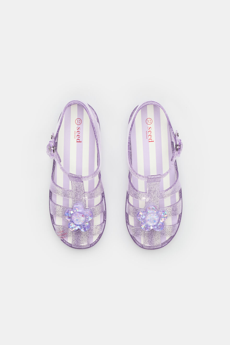 Cage Jelly Sandal  Lilac