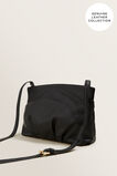 Leather Pleat Sling    hi-res