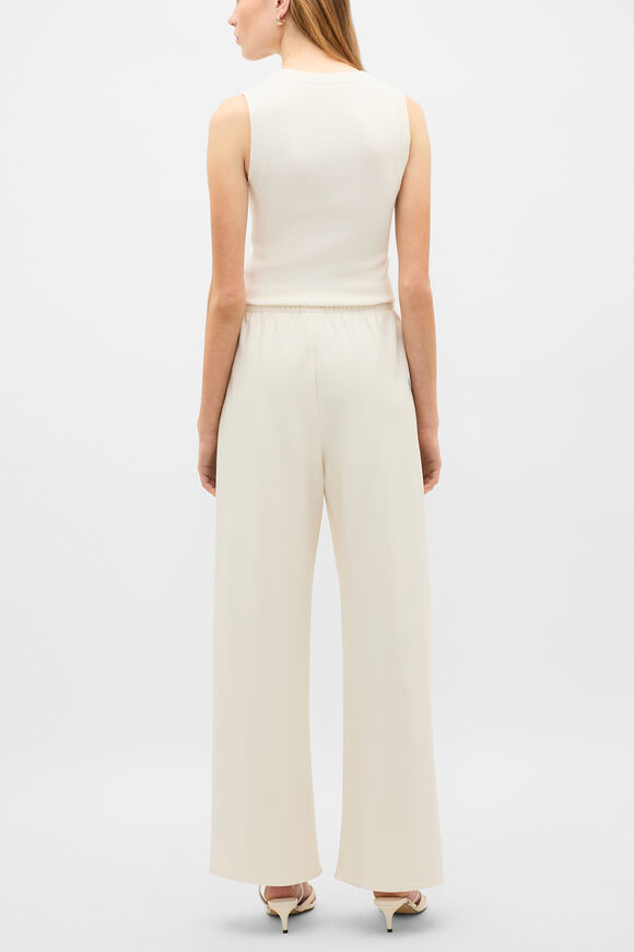 Easy Wide Leg Pant  Coconut Cream  hi-res